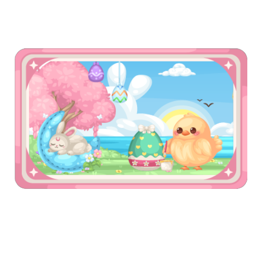 Cute Easter Profile Card
