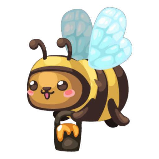 Cute Flying Bee