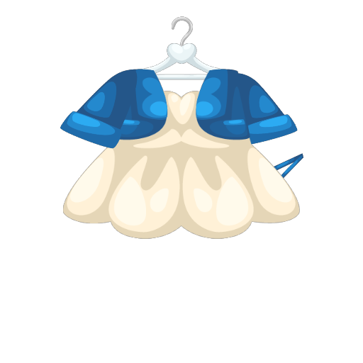 Cute Girly Blue Dress