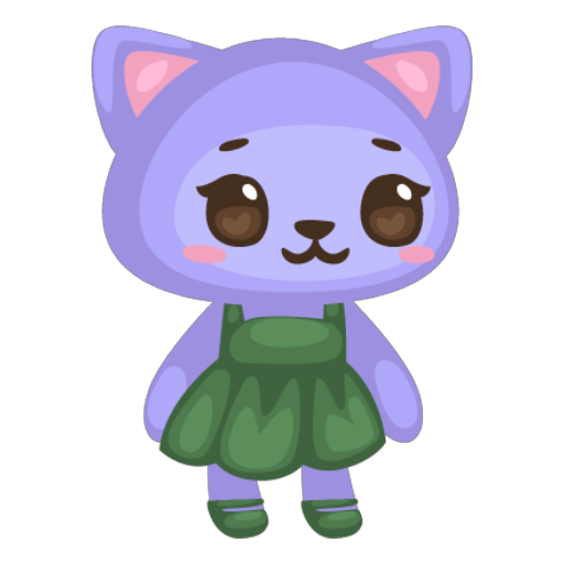 Cute Green Dress Girl Doll