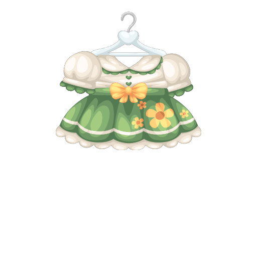 Cute Green Easter Girl Dress
