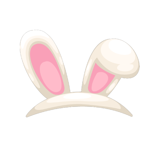 Cute Green Easter Girl Ears