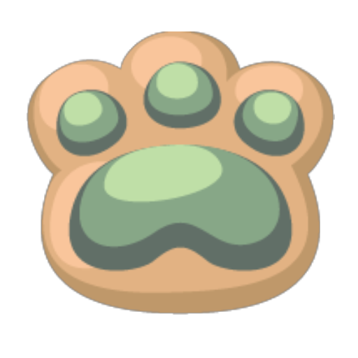 Cute Green Petling Biscuit