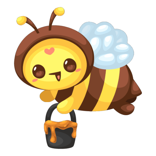 Cute Honey Bee