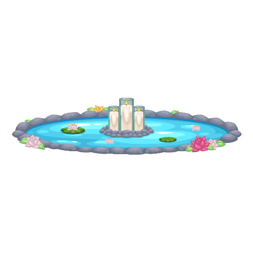 Cute Island Pond