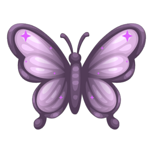Cute Light Purple Butterfly