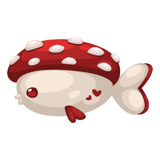 Cute Mushroom Fish