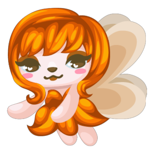 Cute Orange Fairy