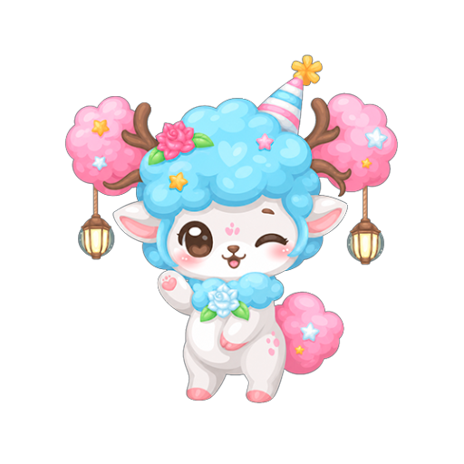 Cute Party Lamb
