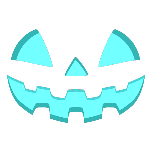 Cute Pumpkin Blue Face