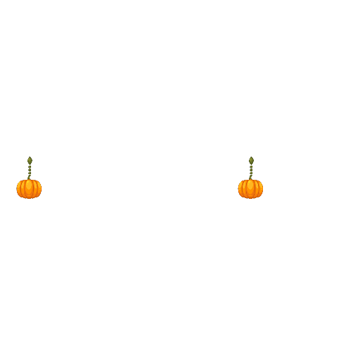 Cute Pumpkin Girl Earrings