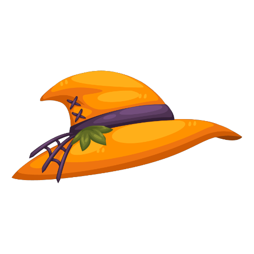 Cute Pumpkin Wizard Boy Hat
