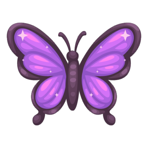 Cute Purple Butterfly