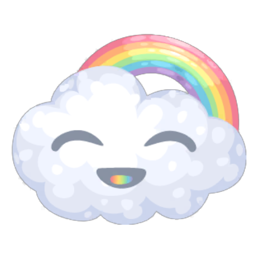 Cute Rainbow Cloud