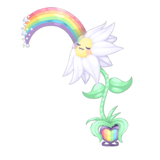 Cute Rainbow Flower