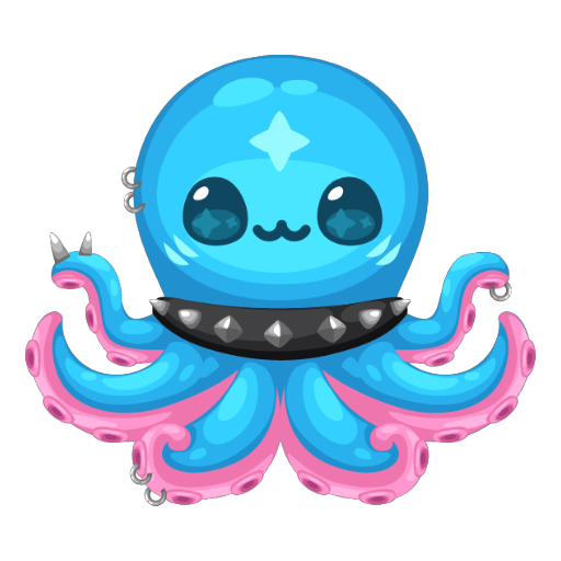 Cute Rocker Octopus