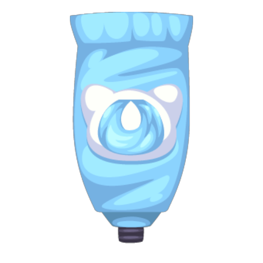 Cute Spaceship Blue Wig Dye