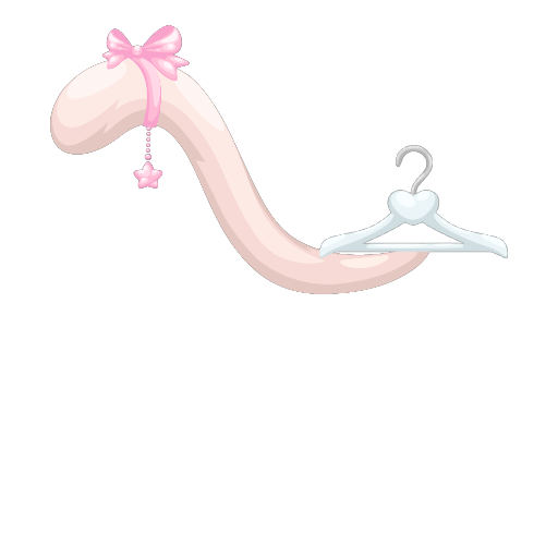 Cute White Cat Tail