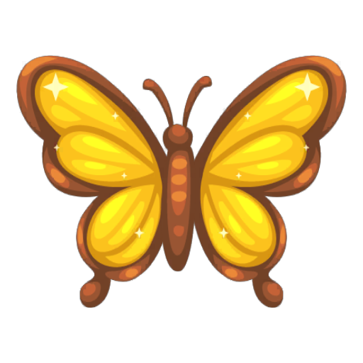 Cute Yellow Butterfly