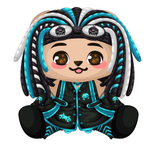 Cyberpunk Blue Boy Plushie