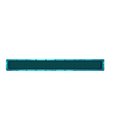 Cyberpunk Blue Neon LED Banner