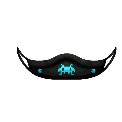 Cyberpunk Boy Blue Face Mask