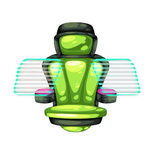 Cyberpunk Floating Green Chair