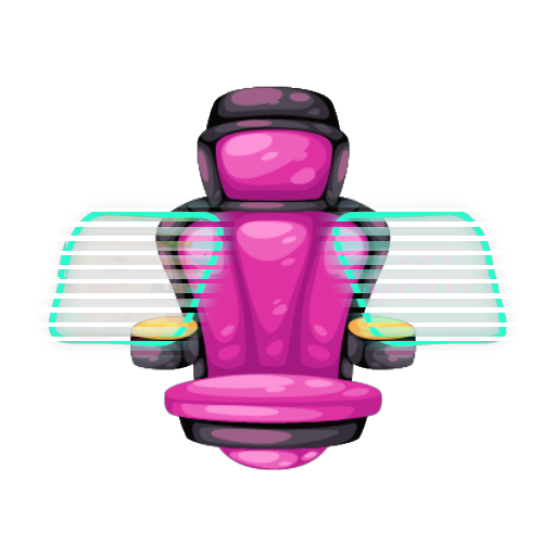 Cyberpunk Floating Pink Chair