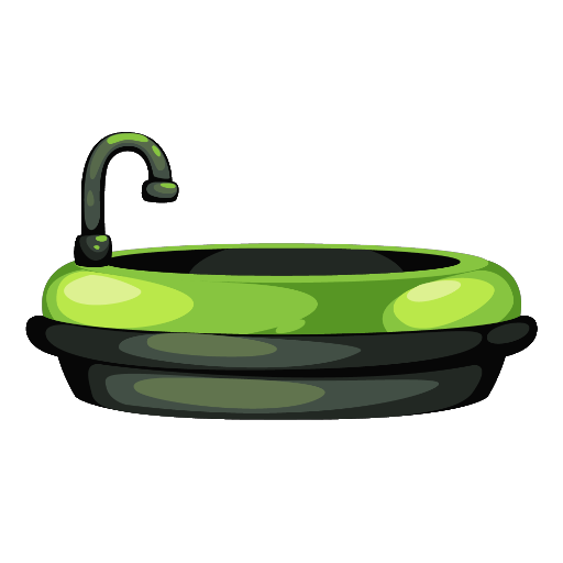 Cyberpunk Green Jacuzzi