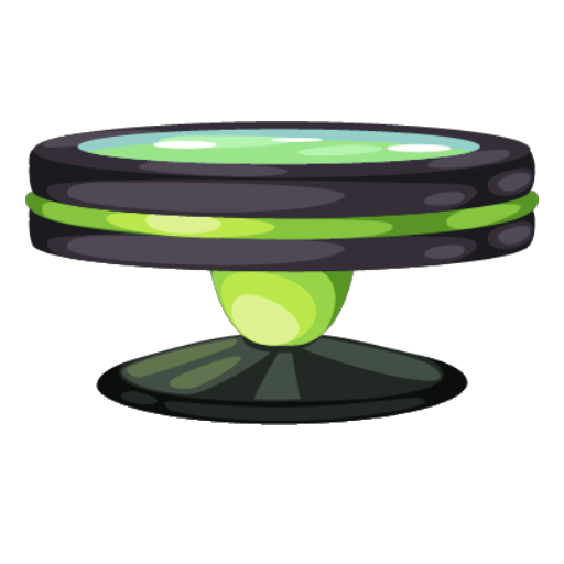 Cyberpunk Green Round Table