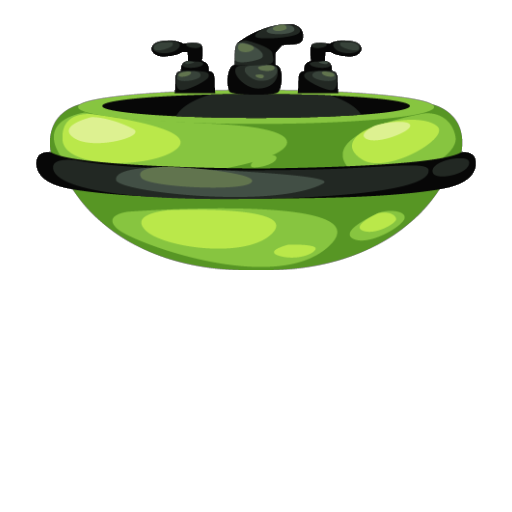Cyberpunk Green Sink