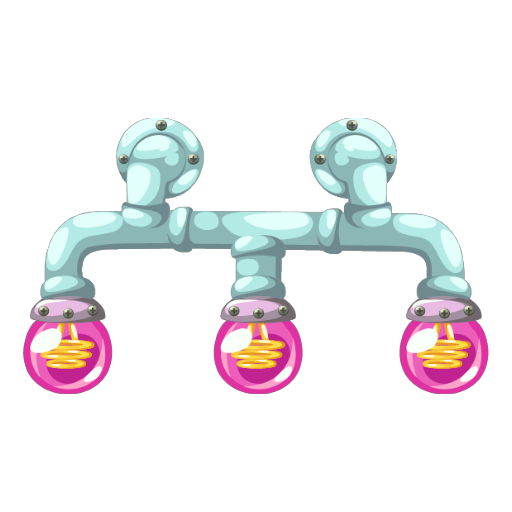 Cyberpunk Pipe Bulb Pink Lights
