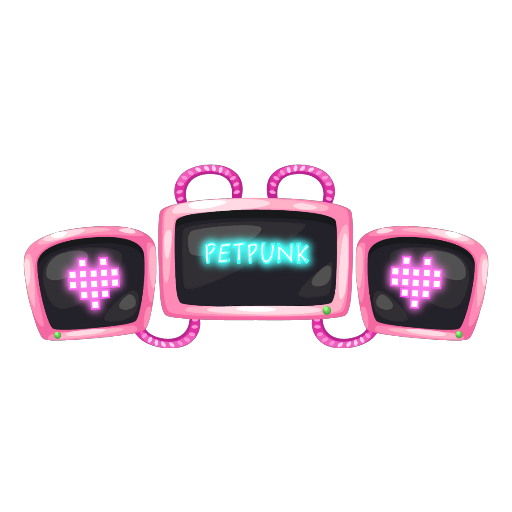 Cyberpunk Wall Mounted Pink Monitors