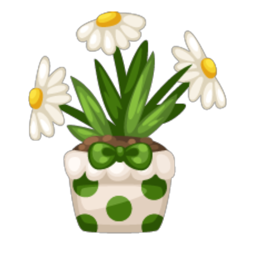 Daisy Flower Pot