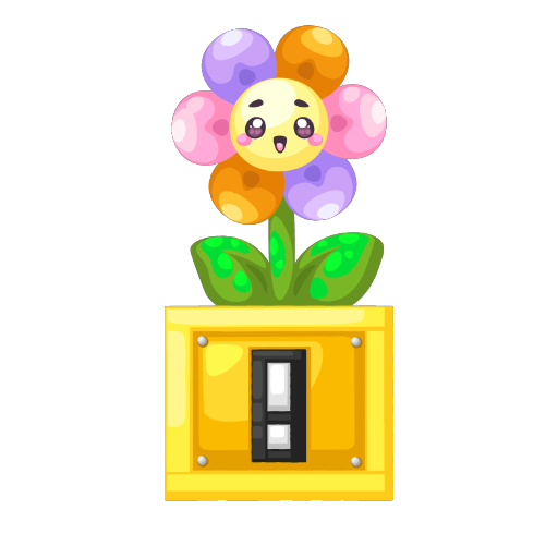 Decorative flower of happiness