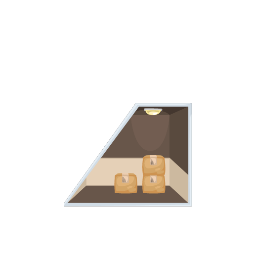 Doll House Atic with Boxes