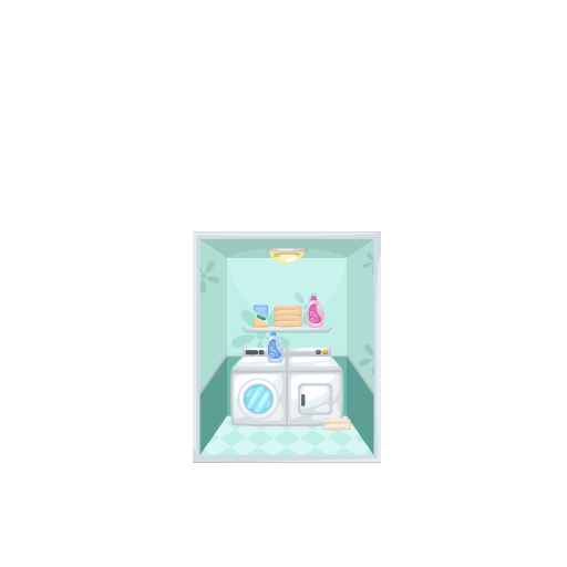 Doll House Laundry Room