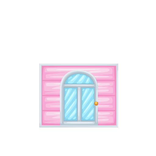 Doll House Pink Door