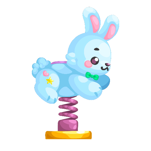 Dreamy Park Cute Bunny Kiddie Ride