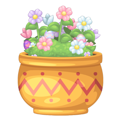 Easter Bunny Flower Pot