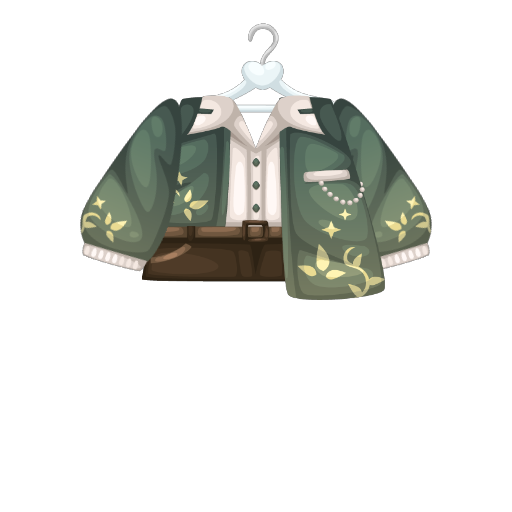 Elegant Green Boy Top