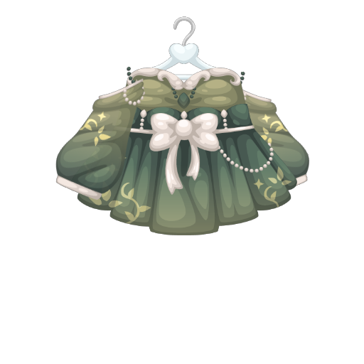 Elegant Green Girl Dress
