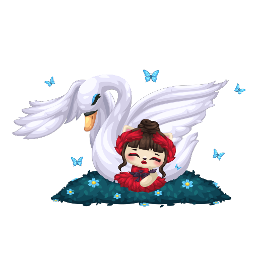 Elegant Swan Ballerina