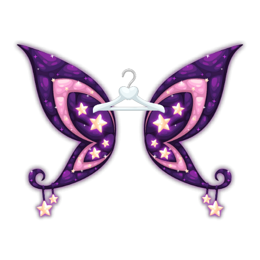 Enchanted Purple Fairy Wings