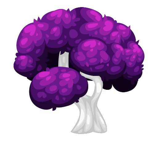 Enchanted Purple Tree