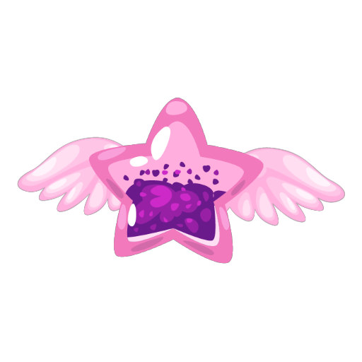 Fairy Dust Pink Star