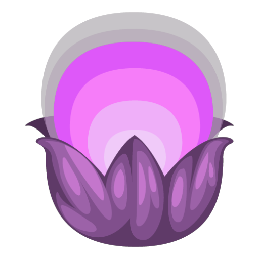 Fairy Floating Purple Lamp