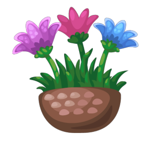 Flowersin Nut Decor