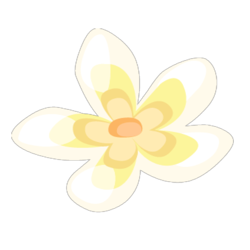 Frangipani Hair Clip