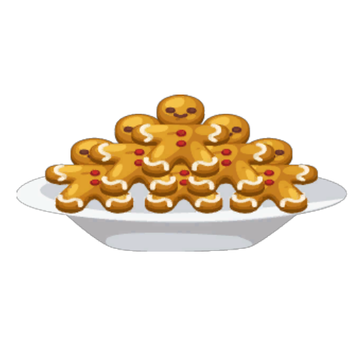 Gingerbread Cookie Plate